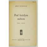 MACKIEWICZ J. – Pod każdym niebem. 1964. Zbiór nowel w I wyd.