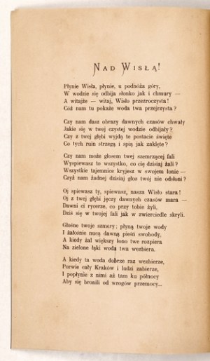 PAMIĄTKA z Krakowa. De la cérémonie de dépôt de la dépouille d'Adam Mickiewicz à Wawel le 4 juillet 1890. Lwów 1891. Nakł.....