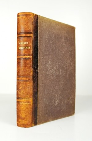 RZEWUSKI Henryk - Knight Lizdejko. A novel from the reign of Jan Kazimierz. Warsaw 1876. s. Lewental. 8, s....