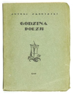 SŁONIMSKI Antoni - Godzina poezji. Warschau 1923, Towarzystwo Wyd. 