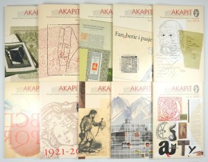 AKAPIT. Yearbook of the Tow. Bibliophilow Pol. Vol. 1-10. publishing set.