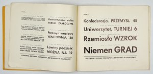 WZORY pism Odlewni Czcionek St. Jeżyńskiego w Warszawie. Warszawa [193-?]. 16d podł., s. 141-172....