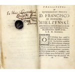 WĄSOWSKI Bartłomiej Nataniel - Apparatus Sacerdotvm. Ea complectens Quae ad notitiam Sacerdotij spectant;...