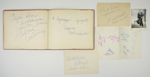 Signature de l'album : C. Niemen, K. Sobczyk, K. Stanek, S. Przybylska, K. Klencz...