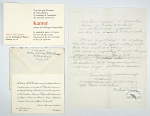 [KANTOR Tadeusz]. Lettera manoscritta di Tadeusz Kantor al capo del Dipartimento della Cultura e delle Arti del Presidium del Consiglio Nazionale della città di Kra...