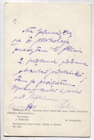 PADRE NOSTRO che sei nei cieli [...]. 1896.