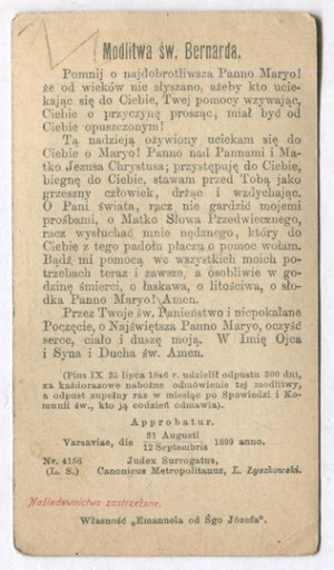 Ó, Matko Čenstochovská, smiluj se nad námi, kteří vkládáme veškerou svou důvěru do Thee.....