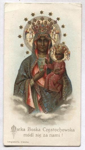 MATKA Boska Czestochowska priez pour nous ! [ca 1900 ?].