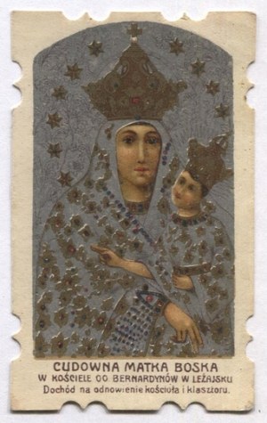 The Miraculous Mother of God in the church of the Bernardine Fathers in Lezajsk. 1928.