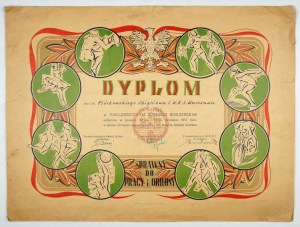 [SPORT, boxe, Zbigniew Piórkowski]. Collection de 20 diplômes de 1946 à 1967 du boxeur Zbigniew Piórkowski, représentant ...