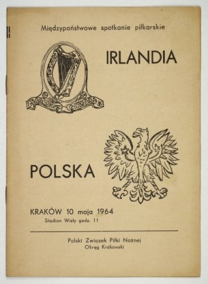 [SPORT, calcio 1]. Programma dell'incontro di calcio interstatale Irlanda...