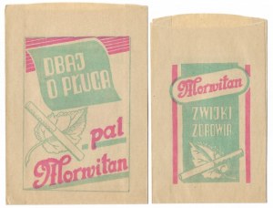 [HERBEWO, tobacco products - promotional bags]. Names: HERliczka, BEłdowski, WOłoszyński guarantee the highest quality....