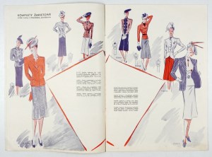 [SAMS, textiles - catalogue]. Samodziały Ska z O. O. Service de mode. Indice mensuel de la mode de la société ......