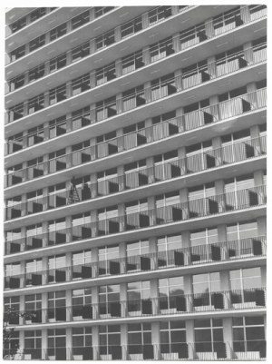 [BUILDING - a fragment of one of the public buildings]. [2nd half of the 20th century]. Photograph form. 22,6x17,...