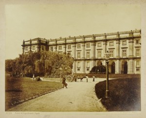 [ITALIA - NEAPOL - entrance to the Royal Palace of Capodimonte - situational, view photograph]. [1860]....