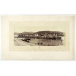 [NICEA - panorama miasta w widokiem na dom Garibaldiego i port - panorama widokowa]. [l. 80. XIX w.]....