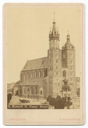 [KRAKÓW - Chiesa dell'Assunzione della Beata Vergine Maria nell'obiettivo di Ignacy Krieger - veduta fotografica]. [l....