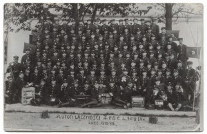 [Polish Army - communications platoon of the 2nd Heavy Artillery Regiment - group photograph]. [24 IV 1934]...
