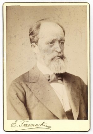 [PORTRAIT PHOTOGRAPH - male - shot in cabinet format]. [not before 1877]. Photograph form. 14,...