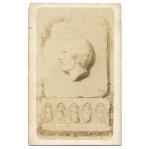 [SŁOWACKI Juliusz - z profilu reprodukcja fotograficzna zapewne ze stalorytu]. [nie przed 1860]...