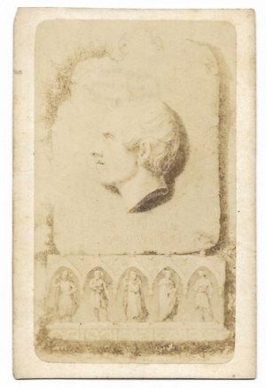 [SŁOWACKI Juliusz - z profilu reprodukcja fotograficzna zapewne ze stalorytu]. [nie przed 1860]...