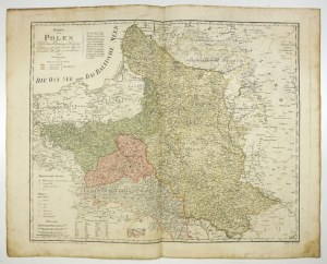 Carte de la Pologne par F. von Reilly, datant de 1796.