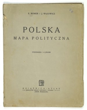 Mapa administracyjna Polski z 1939 r.