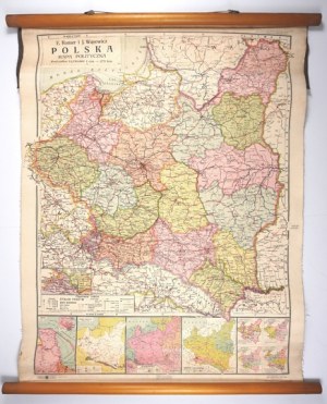 Administrative map of Poland in 1939.