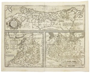 Pomerania, Inflants, Ducato di Oświęcim - su una mappa comune del 1579.