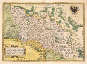 Silesiae Typus Descriptus - mapa Śląska z ok. 1592.