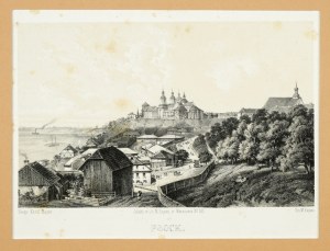 Plock. Lithographed view from 1854.