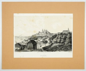 Plock. Lithografierte Ansicht aus dem Jahr 1854.