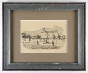 Varsavia. Laboratorio artigianale in via Piękna. Stampa in xilografia del 1883.