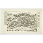 Vilnius. Panorama der Stadt in einem Kupferstich aus der ersten Hälfte des 18. Jahrhunderts.