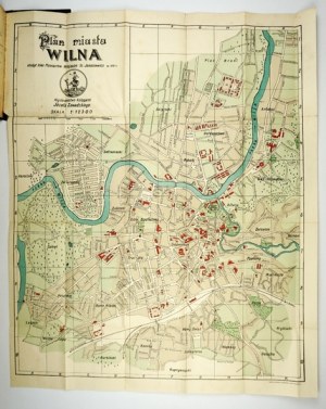 Vilnius. 1921 city plan.