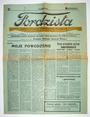 FORDZISTA. R. 1, nr 7: 20 VII 1929