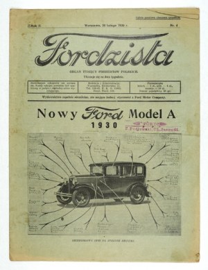 FORDZIST. R. 2, č. 4: 20 IV 1930.