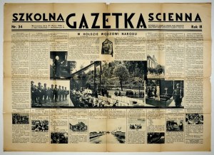 Gazette du mur de l'école. R. 3, n° 34 : 21 mai 1936.