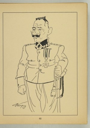 CZERMAŃSKI Zdzisław - Marte in caricatura. Album commemorativo D[owództwa] O[kręgu] K[orpus] Nr VI. Lwów 1925. Ateneum....