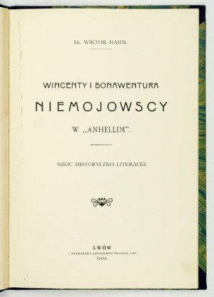 HAHN Wiktor - Wincenty i Bonawentura Niemojowscy w 