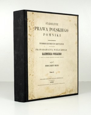 HELCEL Antoni Zygmunt - Antichi monumenti del diritto polacco preceduti da un'argomentazione storico-critica del cosiddetto diritto...