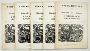 KUKIEŁKA J[an] B[olesław] - Materiály k dejinám 1. krechoweckého jazdeckého pluku. Londýn, VIII 1984-III 1987 [...