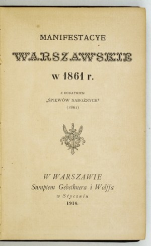 Tři tisky o vlasteneckých projevech v 19. století.