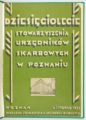 FILLE DE L'ASSOCIATION DES FONCTIONNAIRES DES IMPÔTS du cercle local de Poznań. Poznań, XI 1933....