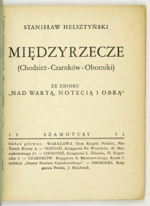 HELSZTYŃSKI Stanisław - Międzyrzecze. (Chodzież, Czarnków, Oborniki). Aus der Sammlung 