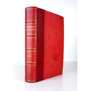 CHIRURGJA Kliniczna. T. 3: 1933-1934. Półskórek R. Jahody.