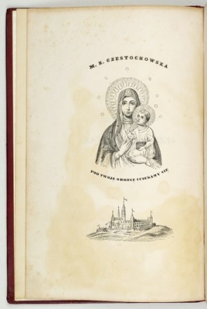 Sull'imitazione di Cristo. 1853. in una splendida rilegatura dorata.