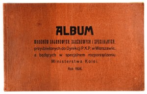 ALBUM wagonów salonowych, służbowych i specjalnych. 1926.