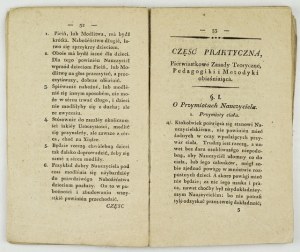 CHOYNACKI W. - Elementární principy pedagogiky a metodiky. 1815.