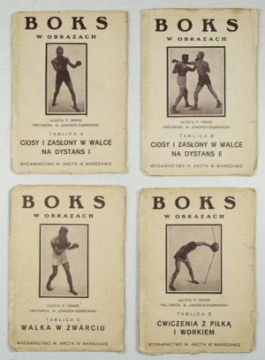 HENZE F. - Boxing in pictures. Set of 4 notebooks. 1925.